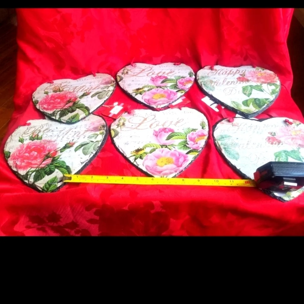 Valentine Slate Heart Wall Decor